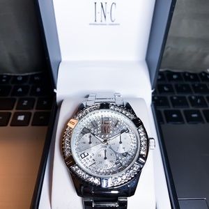 International concepts stainless steel watch